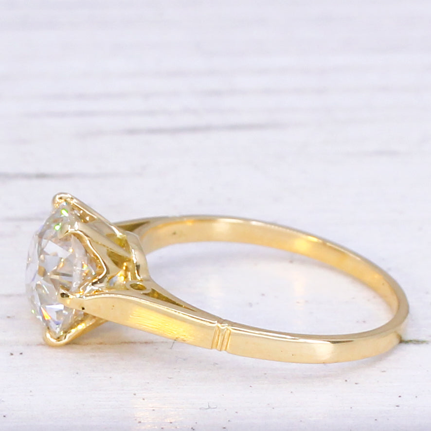 Edwardian diamond solitaire 