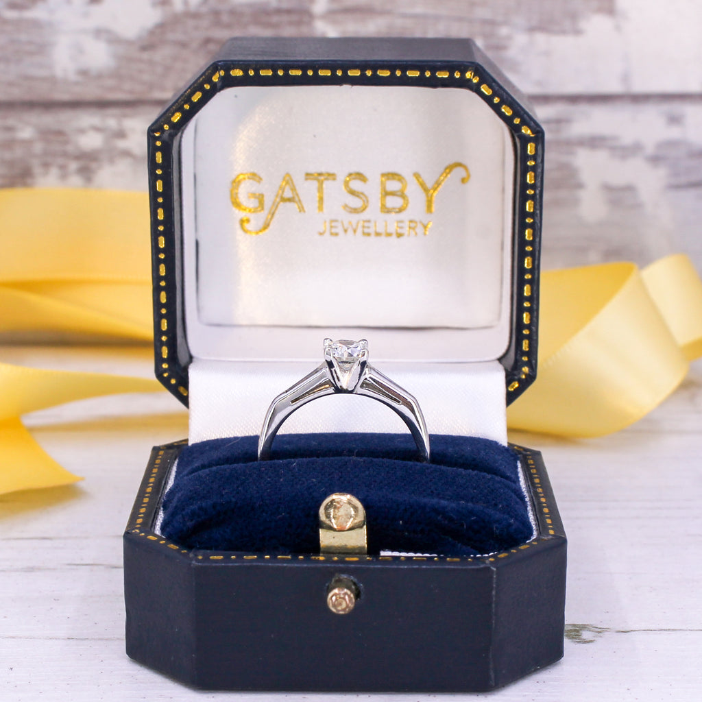 Art Deco engagement ring