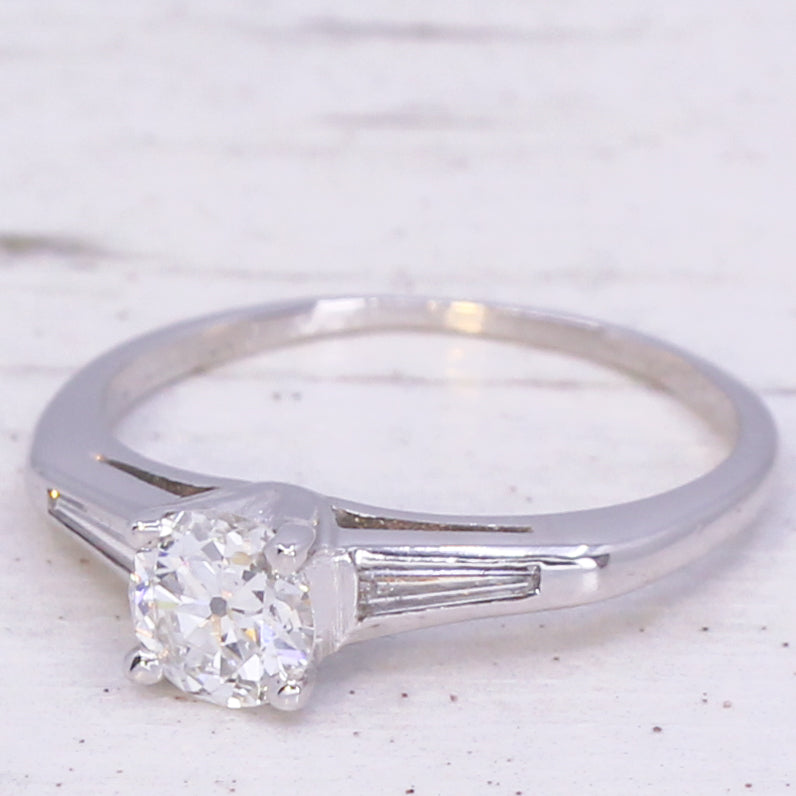 Art Deco engagement ring