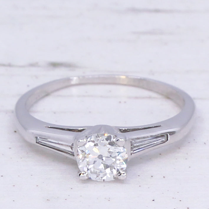 Art Deco engagement ring