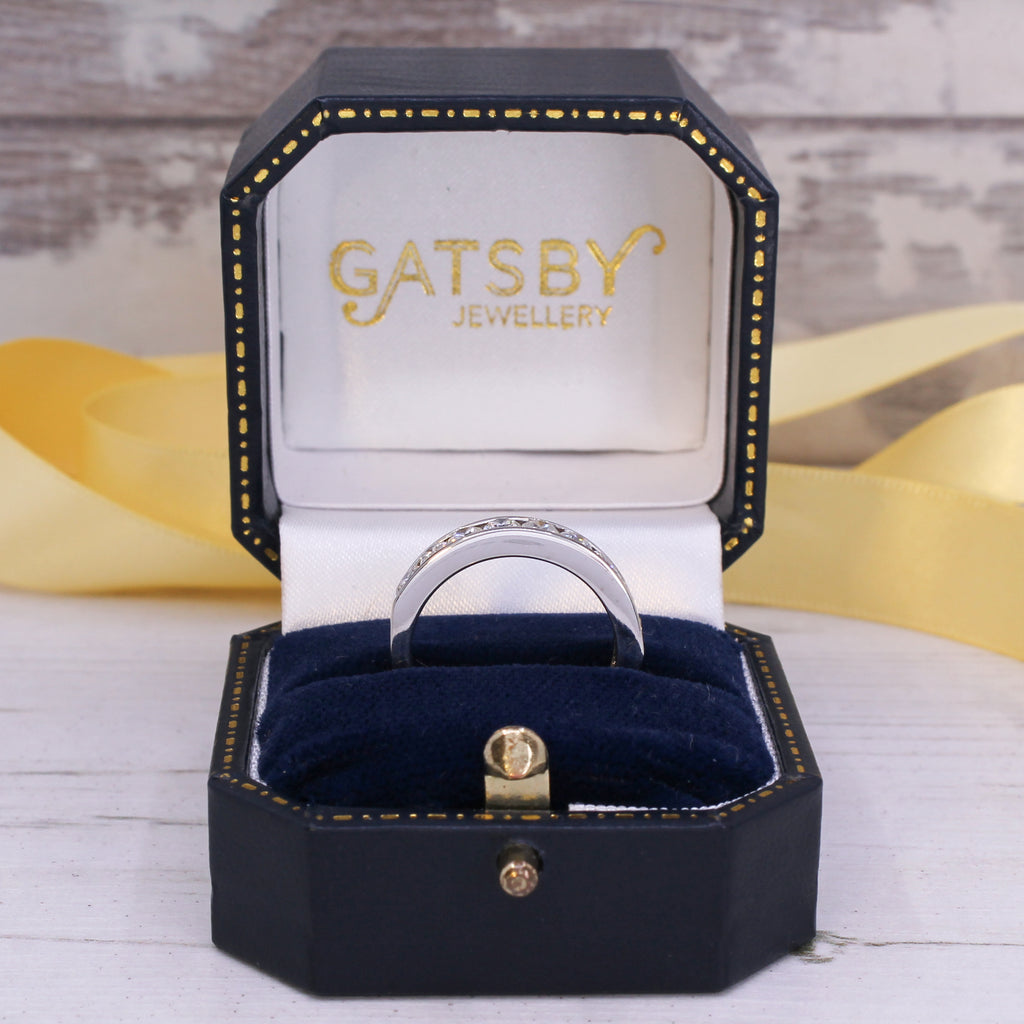 1.00ct 1/2 eternity ring