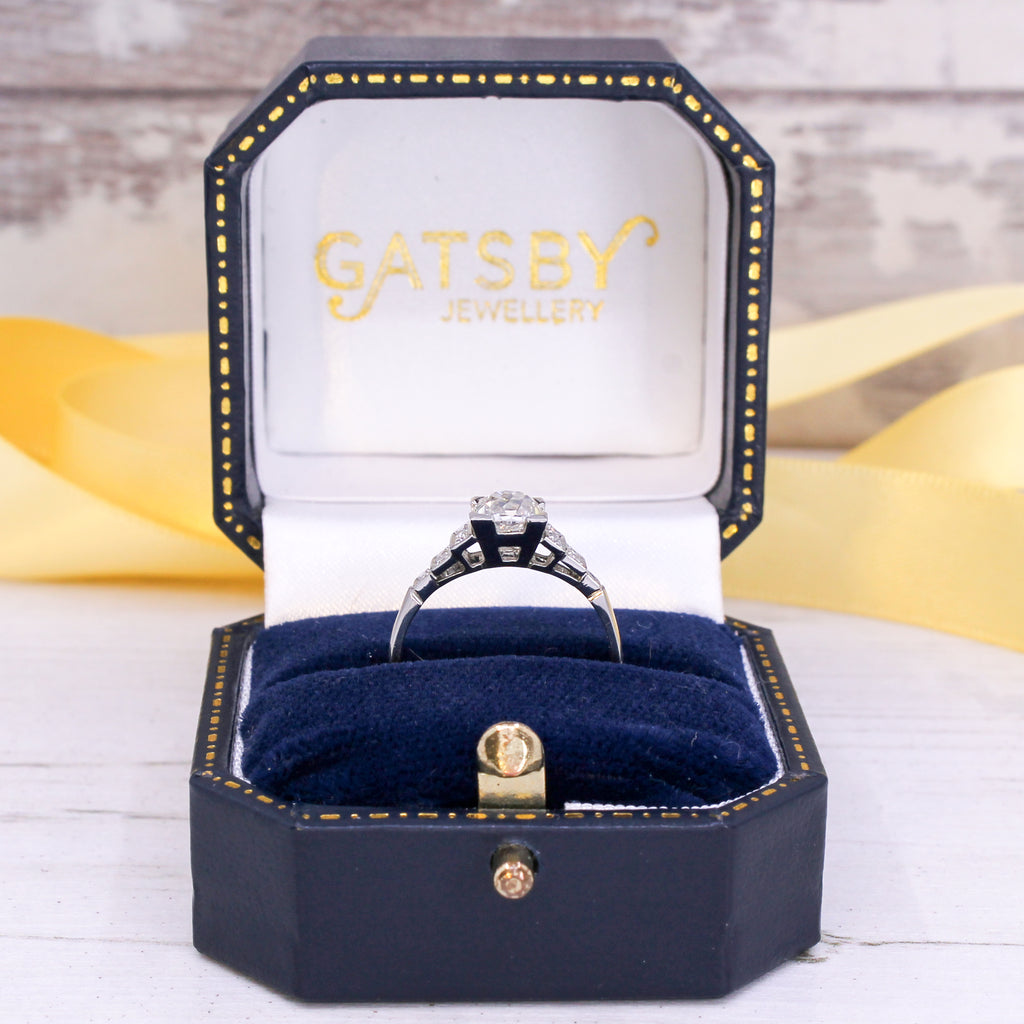 Art Deco engagement ring