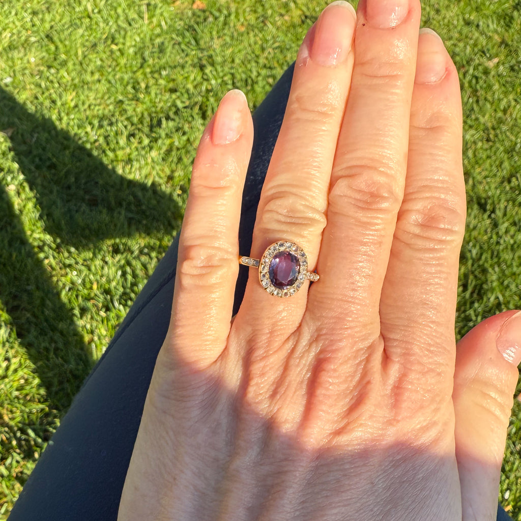 Victorian sapphire ring