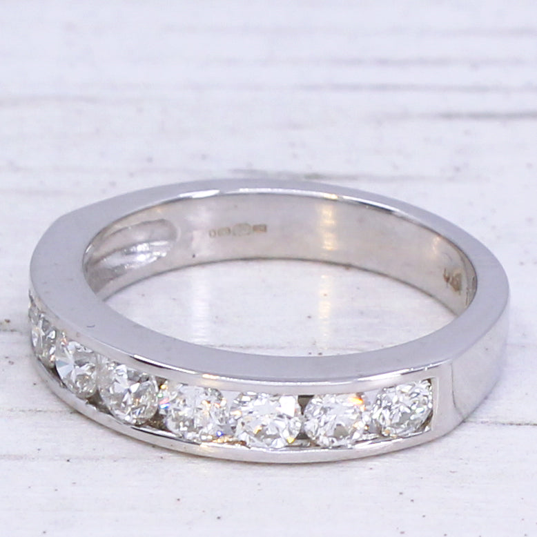 1.00ct 1/2 eternity ring