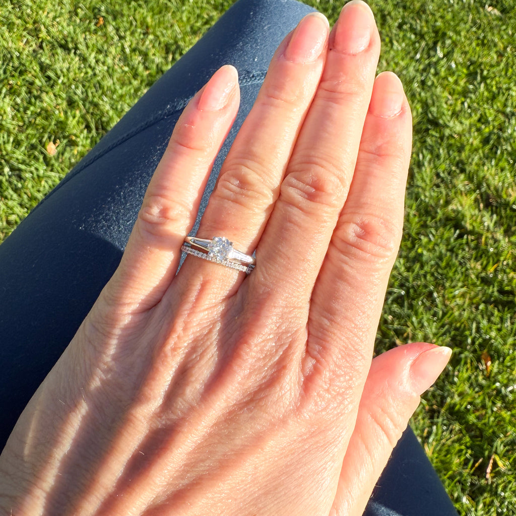 Art Deco engagement ring