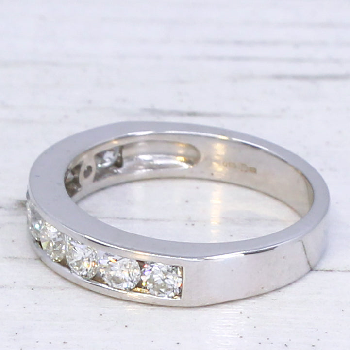 1.00ct 1/2 eternity ring