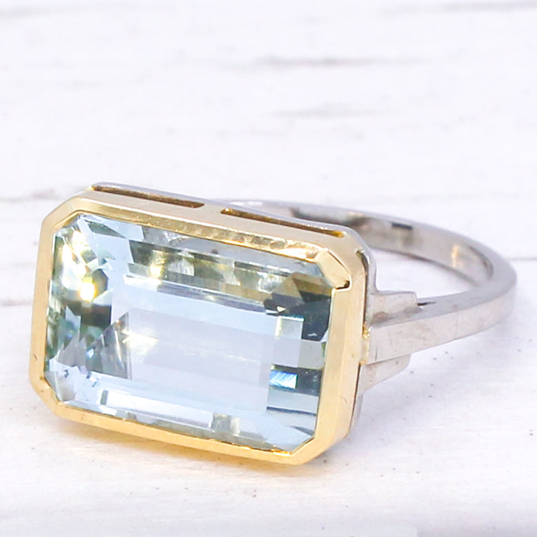 vintage aquamarine ring