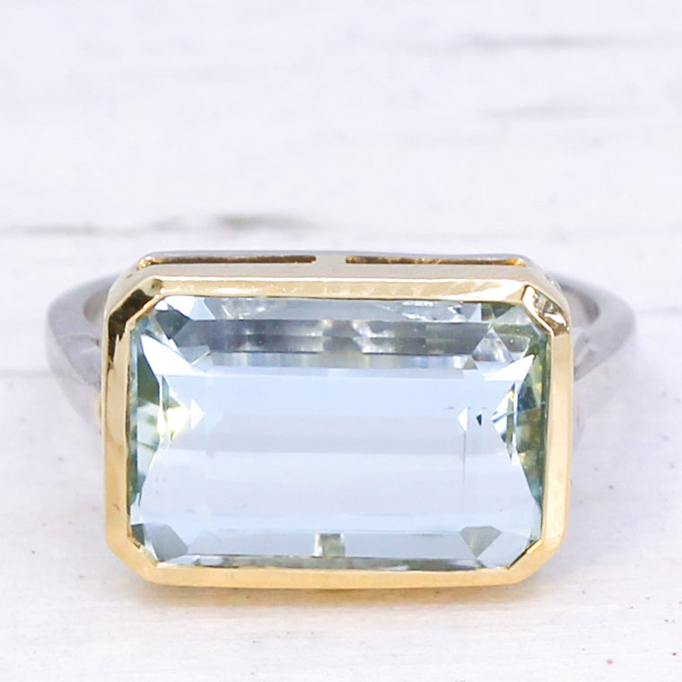 vintage aquamarine ring