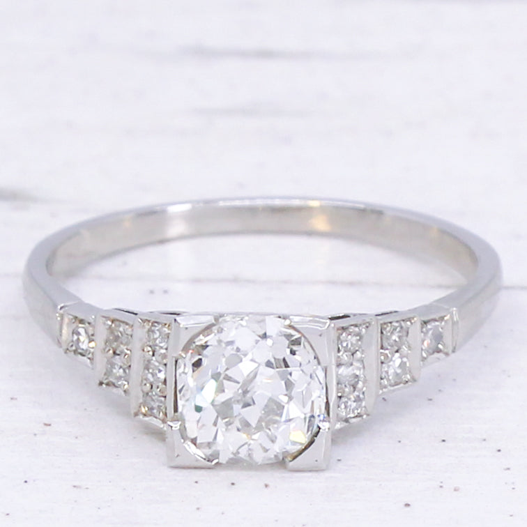 Art Deco engagement ring