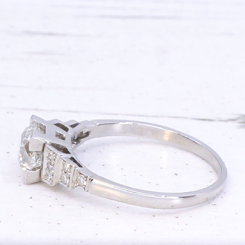 Art Deco engagement ring