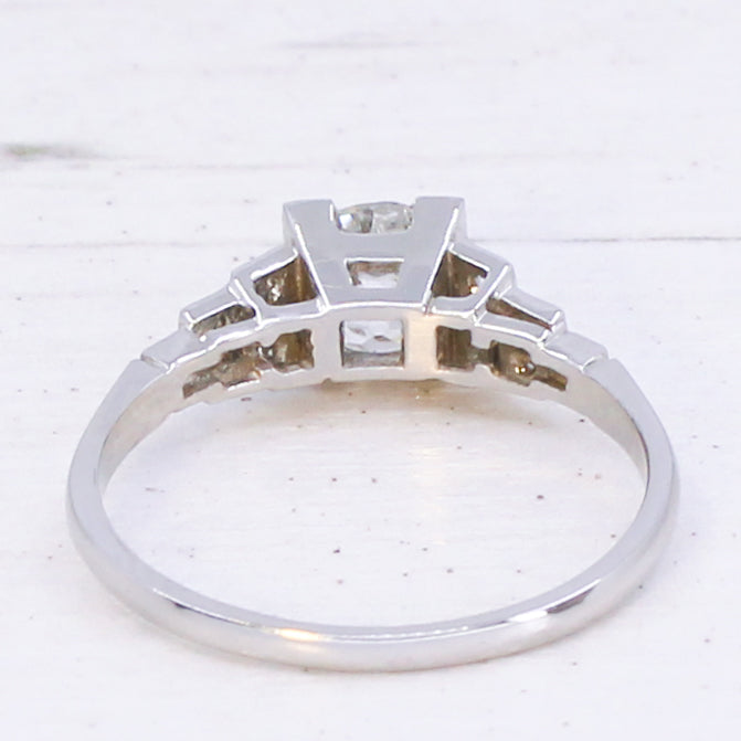 Art Deco engagement ring