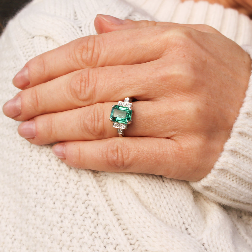 vintage emerald ring