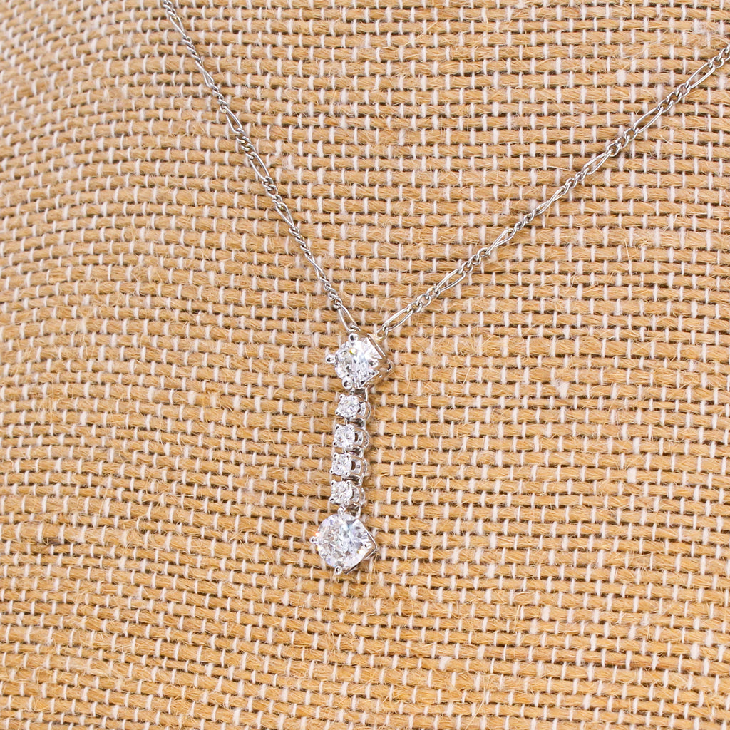 vintage diamond pendant