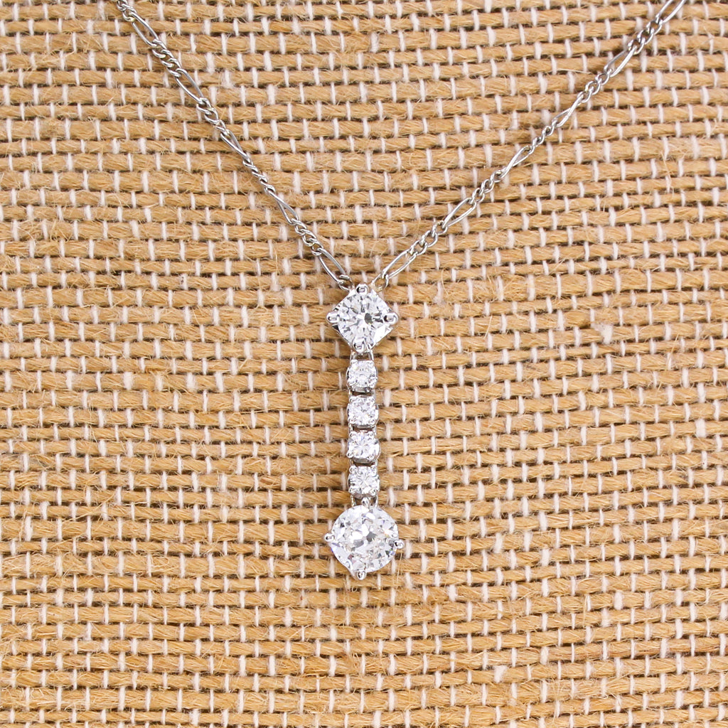 vintage diamond pendant