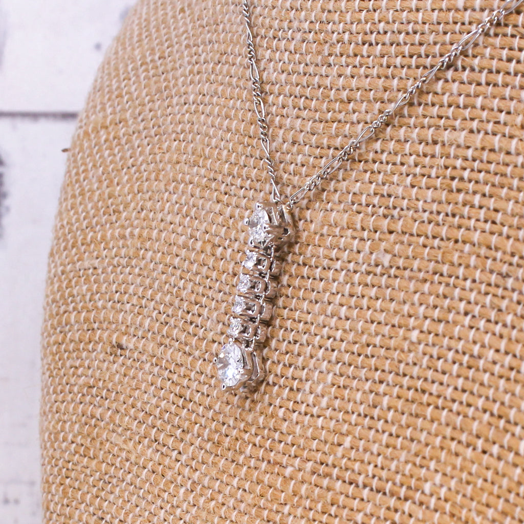 vintage diamond pendant