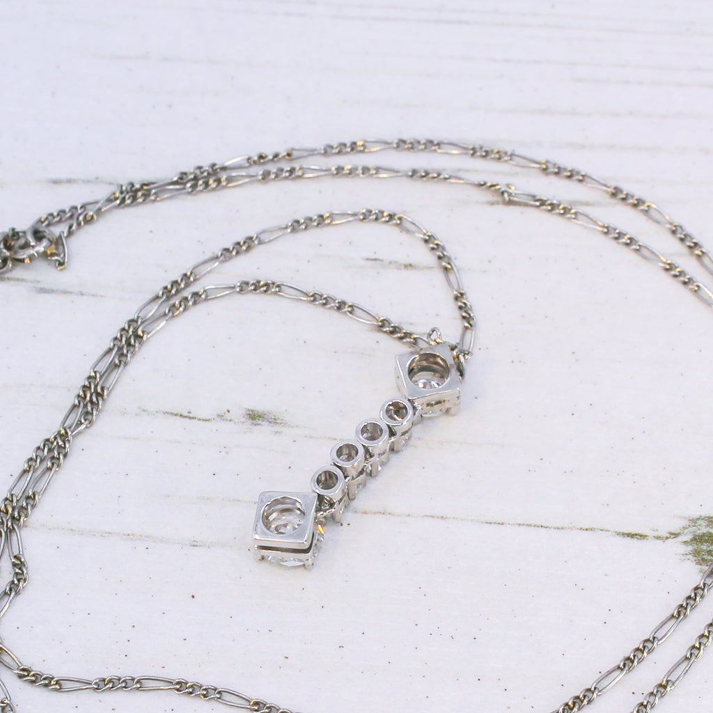 vintage diamond pendant