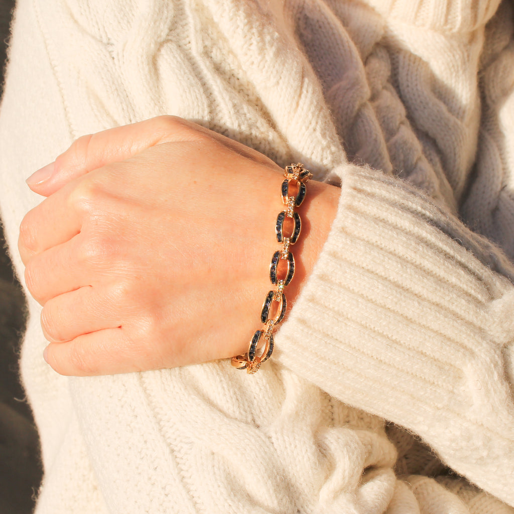 vintage sapphire bracelet