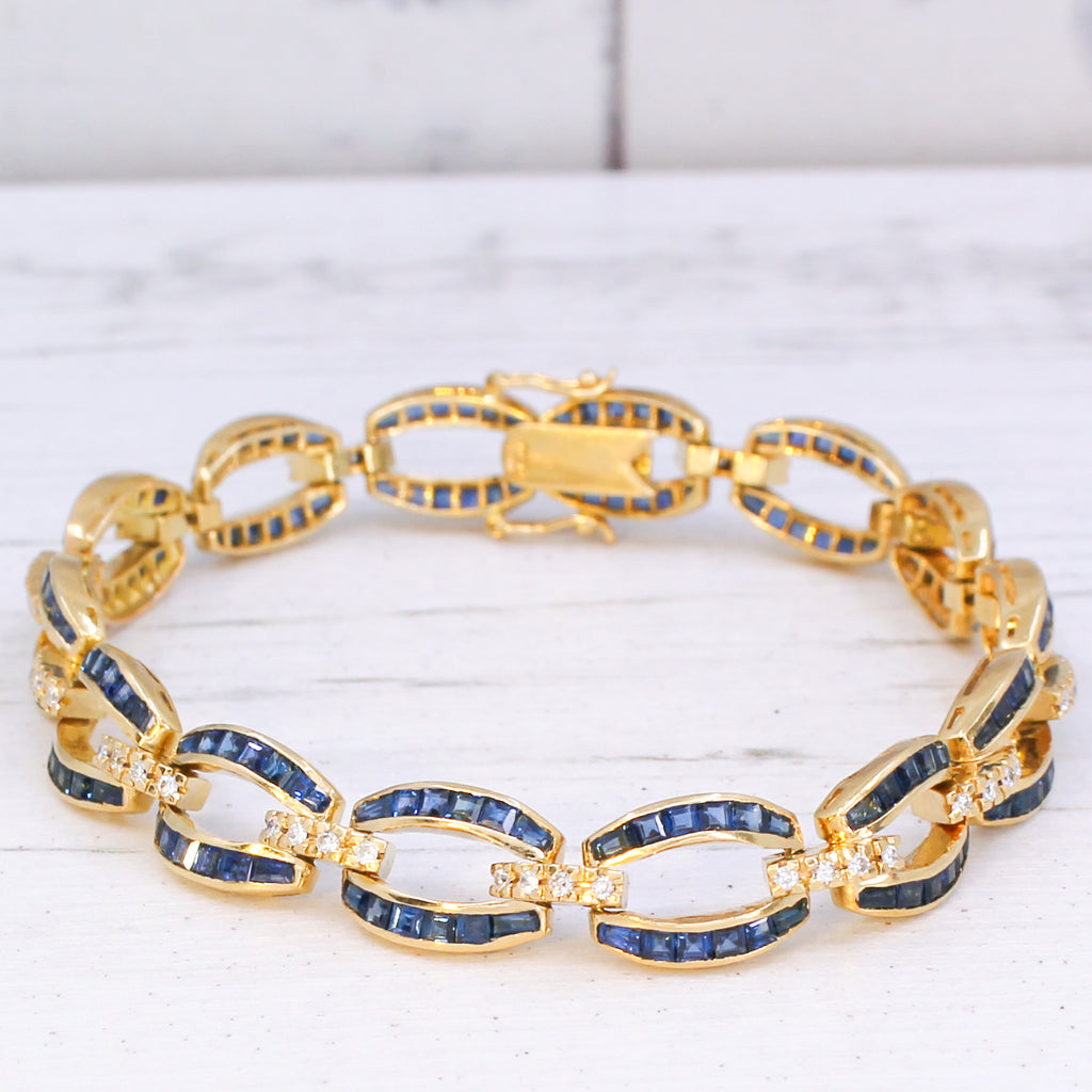 vintage sapphire bracelet