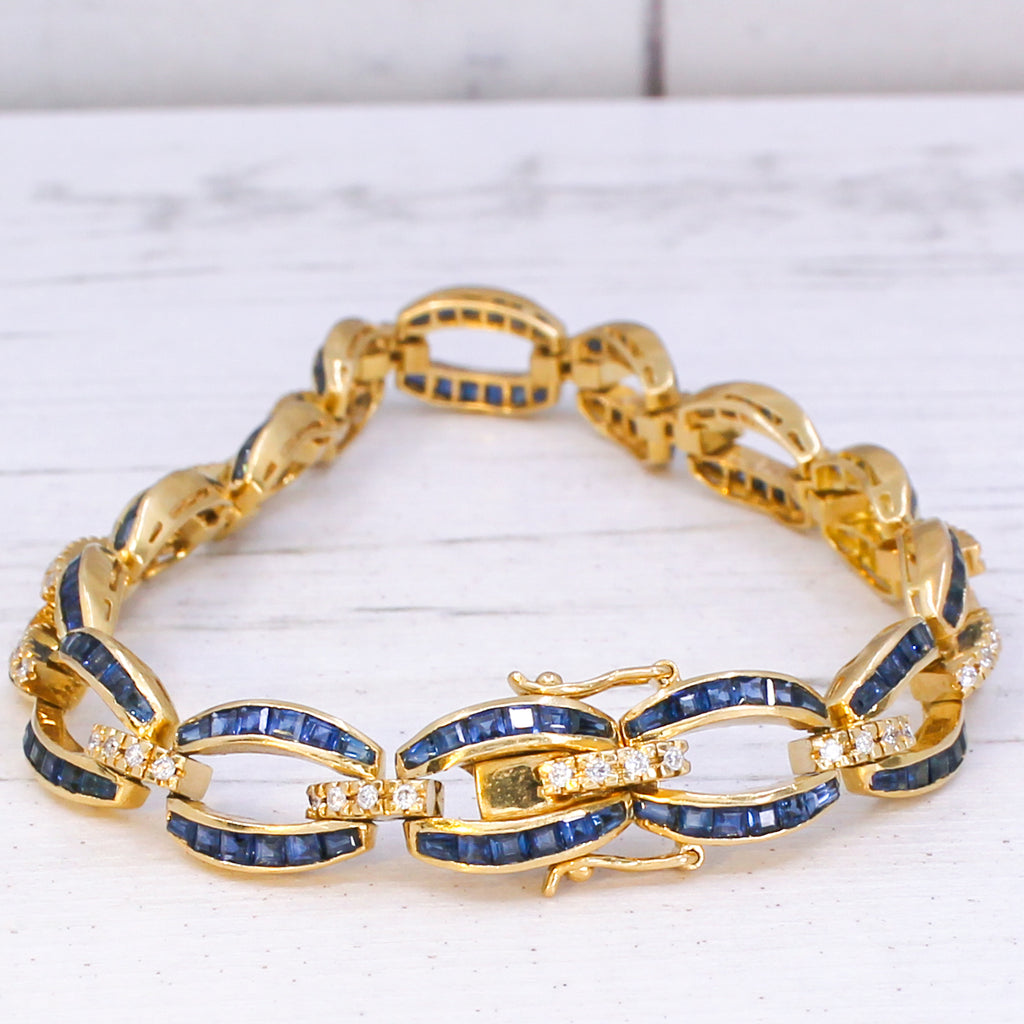 vintage sapphire bracelet