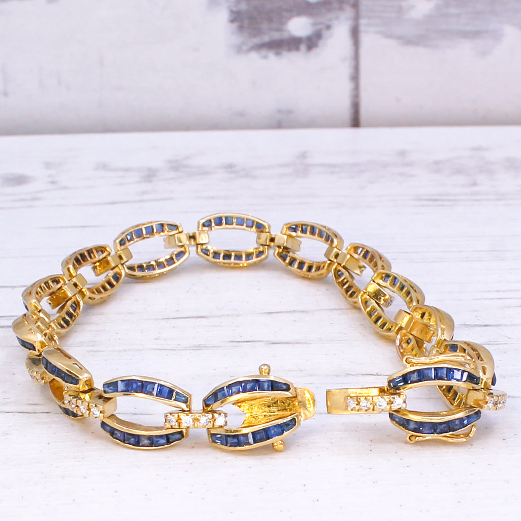vintage sapphire bracelet