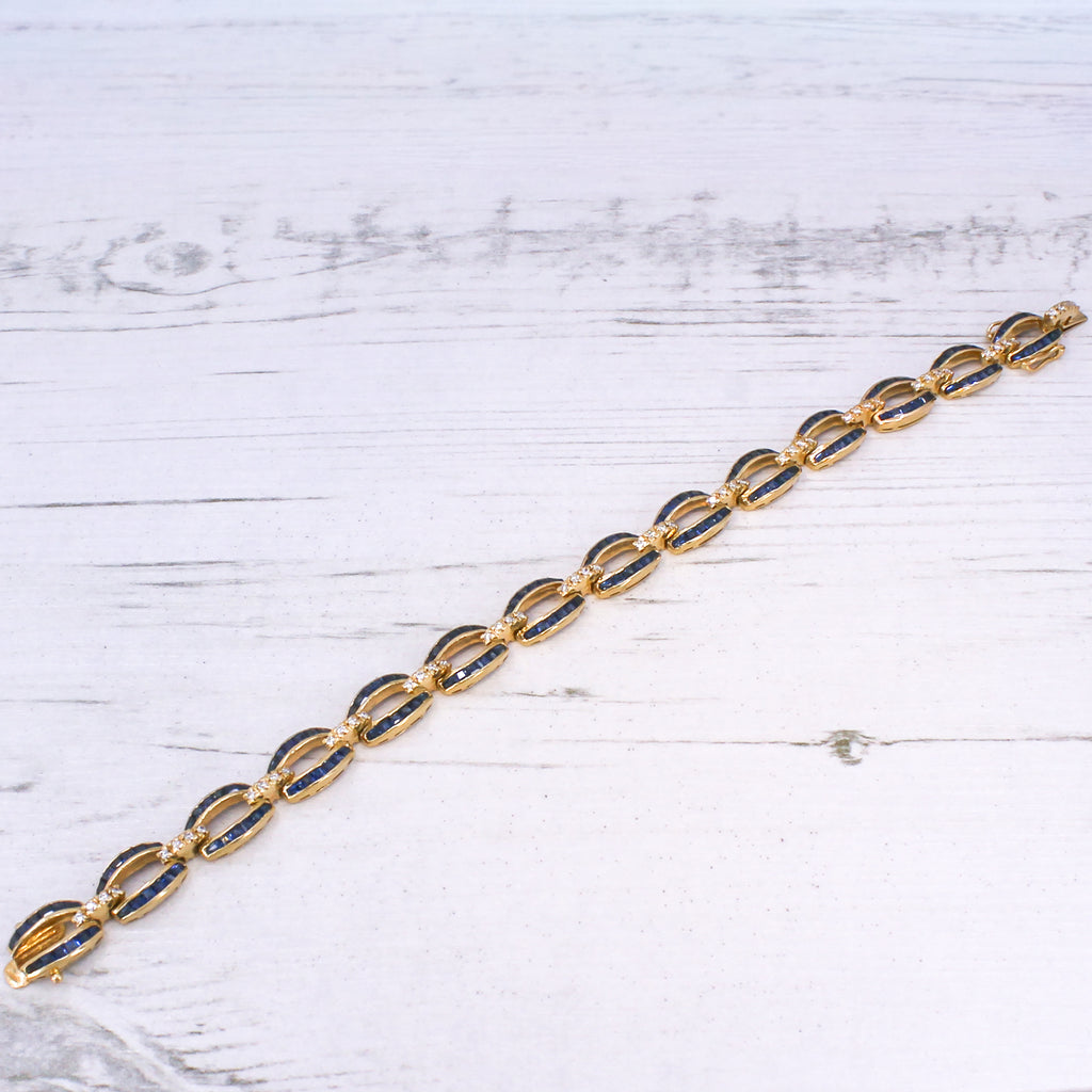 vintage sapphire bracelet