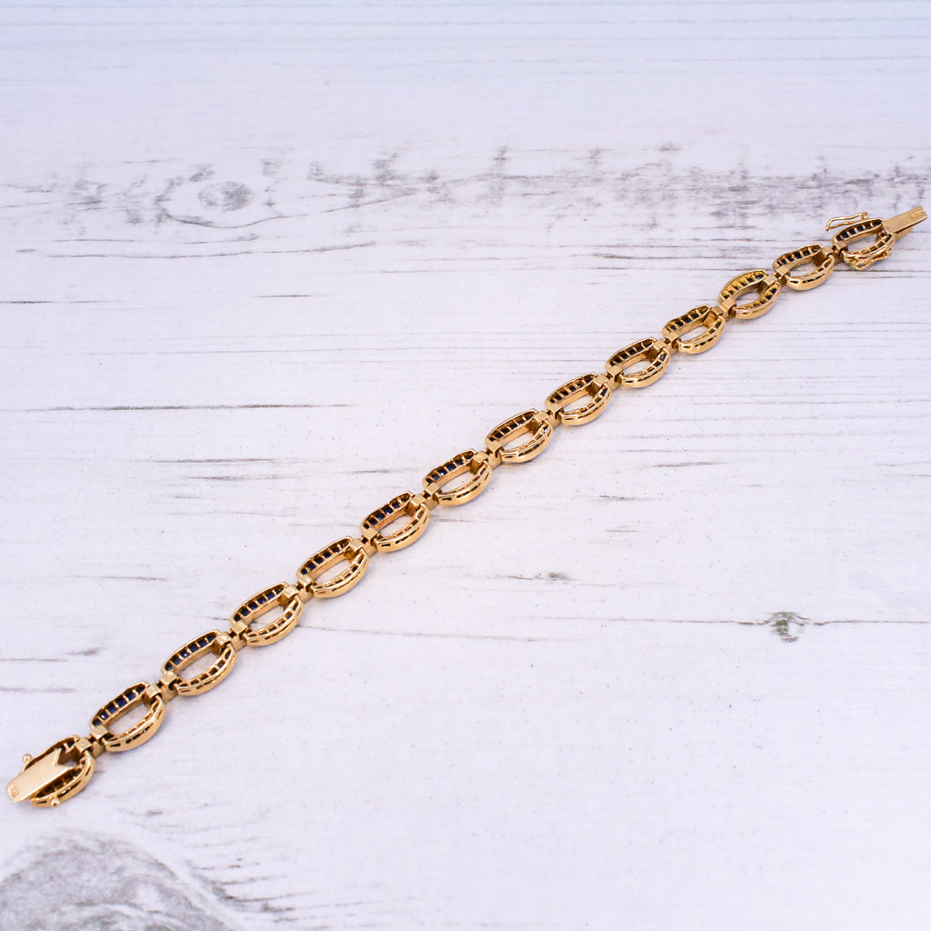 vintage sapphire bracelet