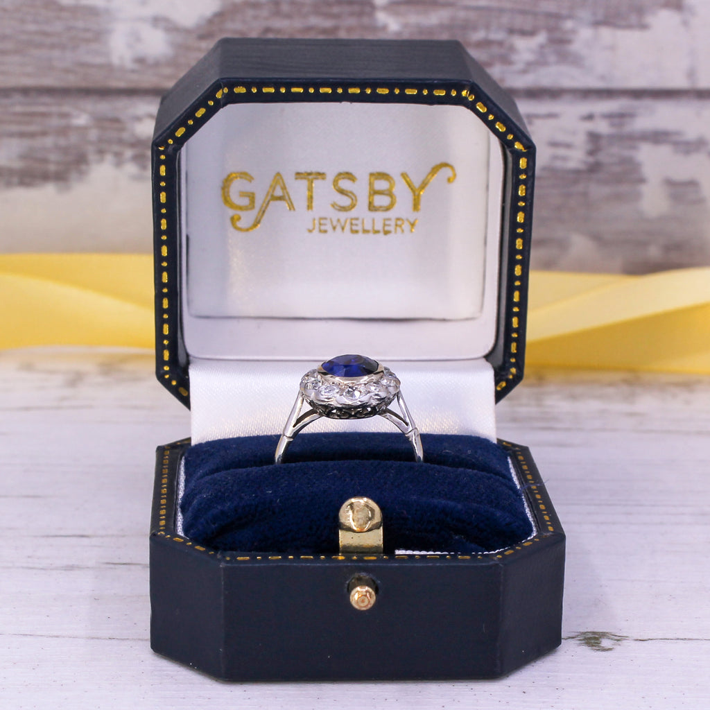 Burmese sapphire ring