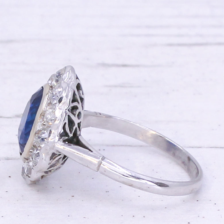 Burmese sapphire ring