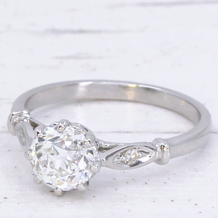 art deco engagement ring