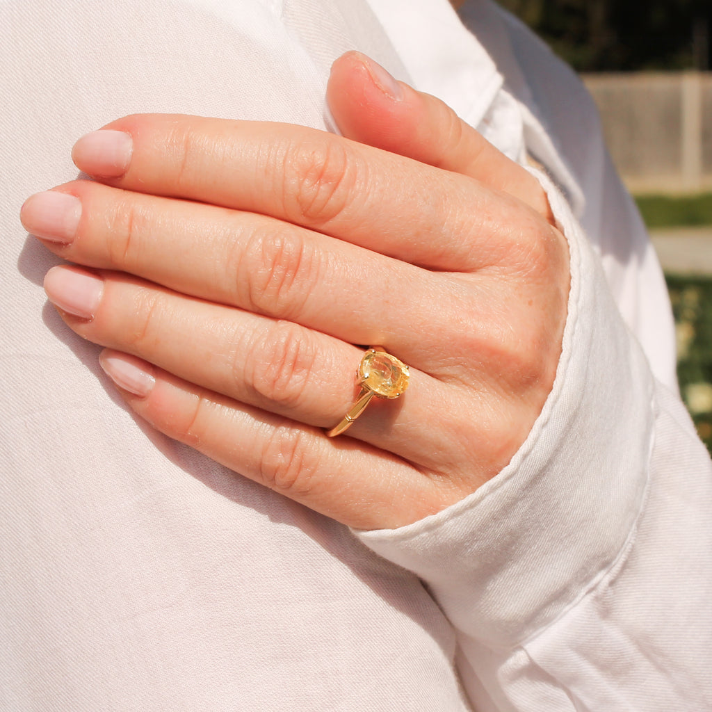 unheated yellow sapphire 