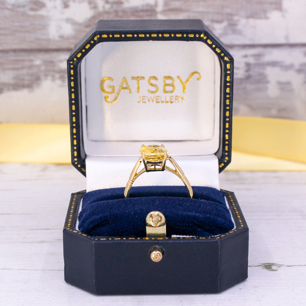 unheated yellow sapphire 