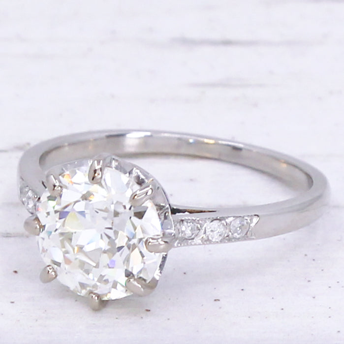 vintage diamond engagement ring