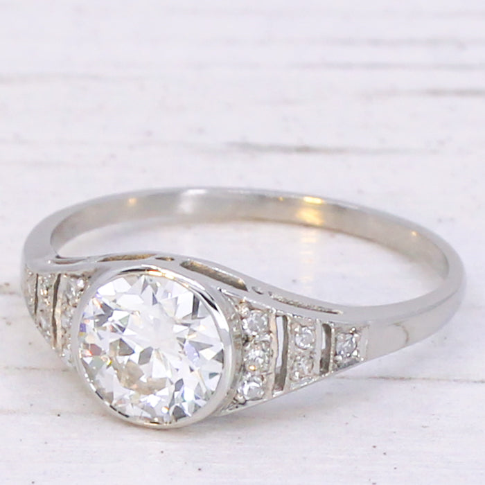 Art Deco engagement ring