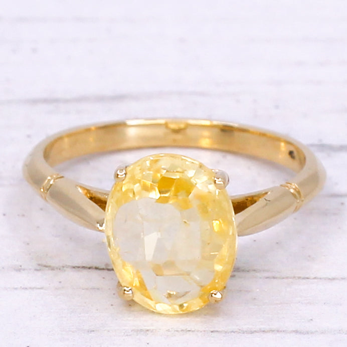 unheated yellow sapphire 