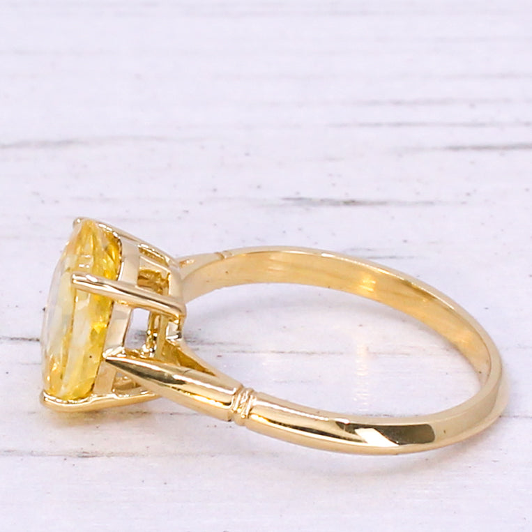 unheated yellow sapphire 