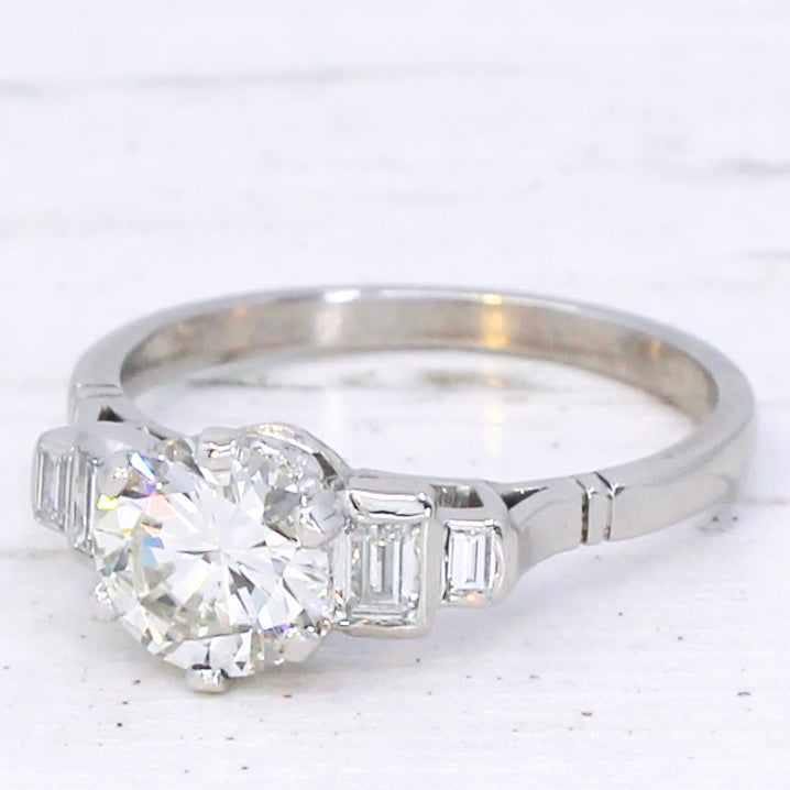 vintage art deco engagement ring