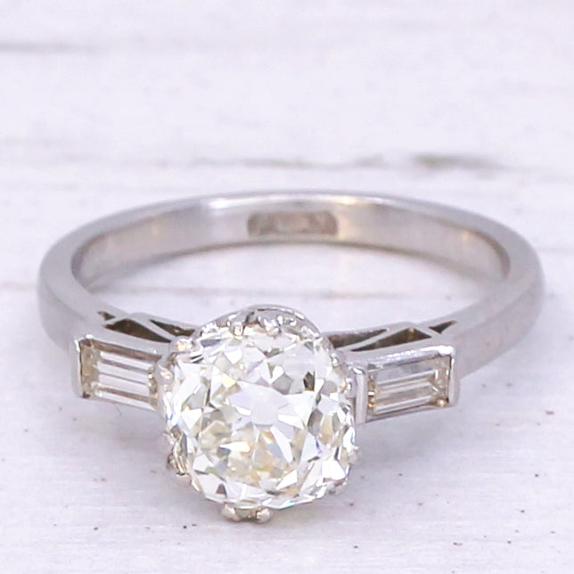 Art Deco engagement ring