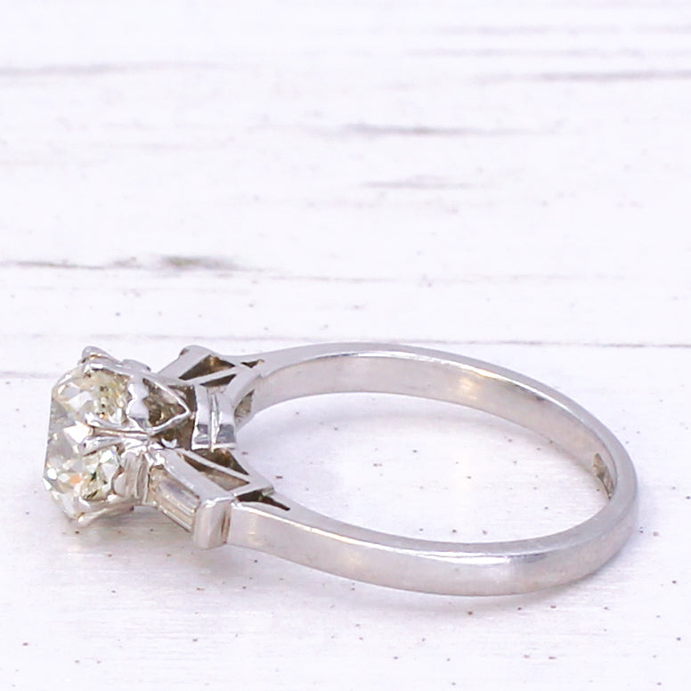 Art Deco engagement ring