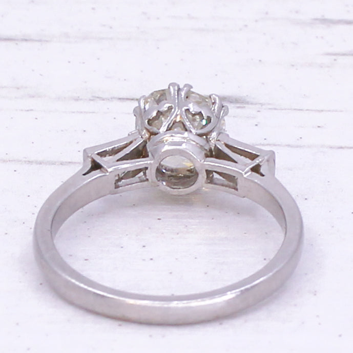 Art Deco engagement ring