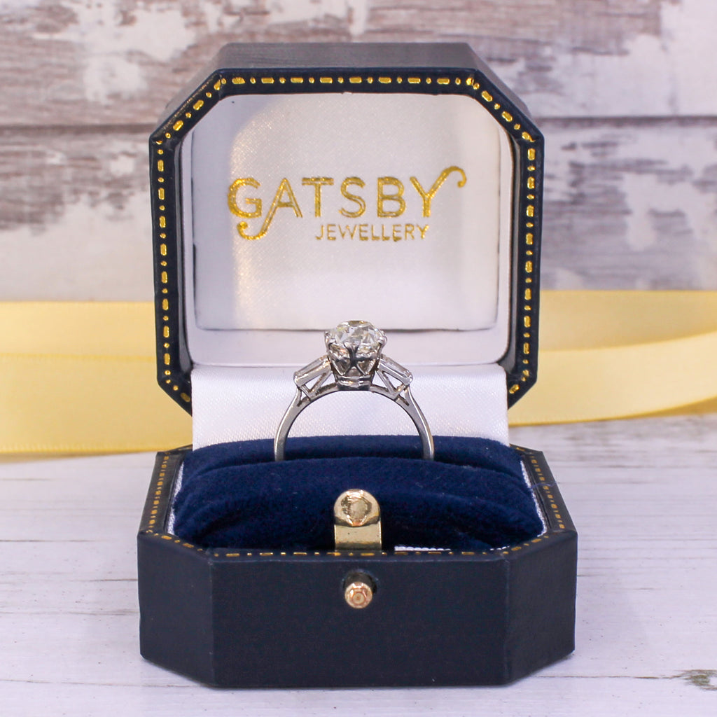 Art Deco engagement ring