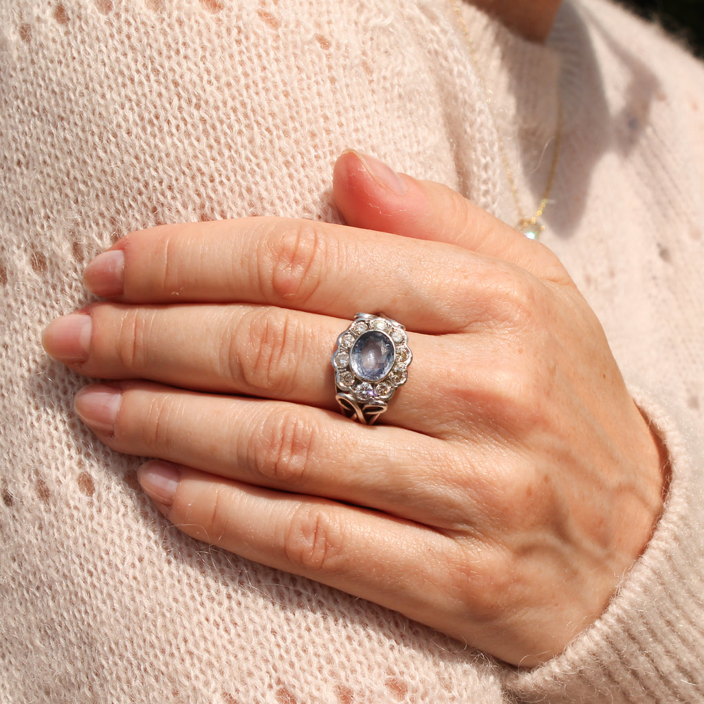 Unheated Ceylon sapphire