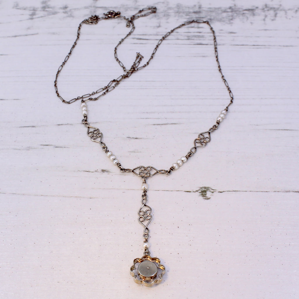 vintage diamond necklace