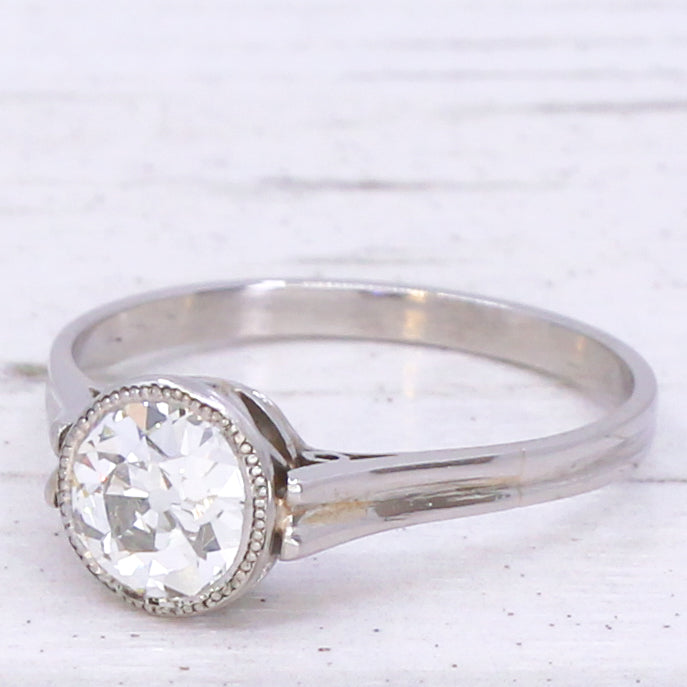 vintage diamond engagement ring