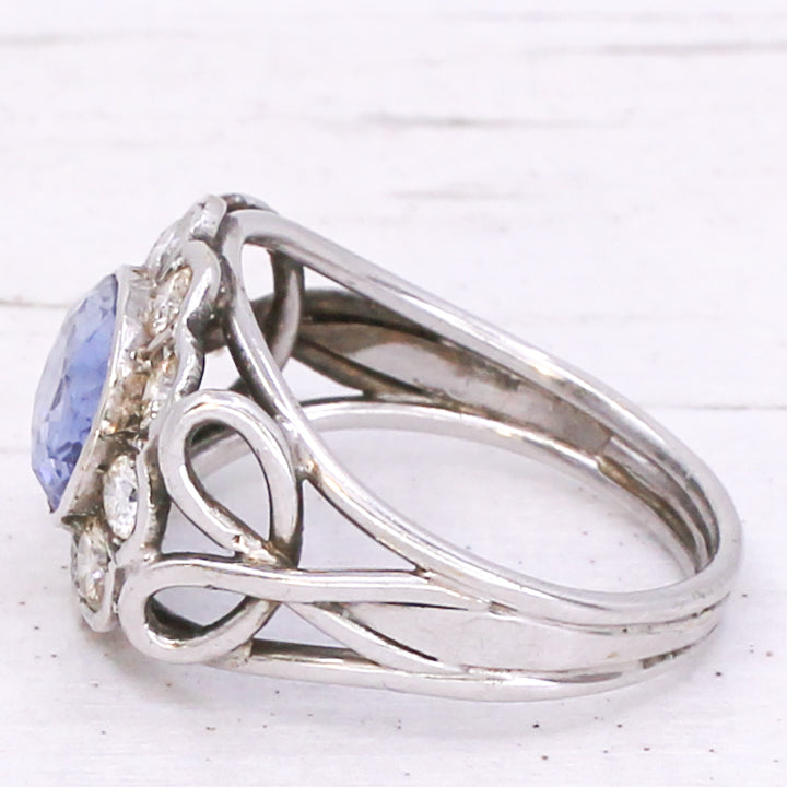 Unheated Ceylon sapphire