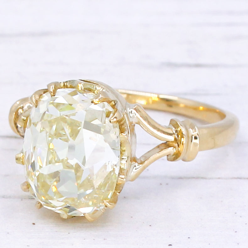 large old mine cut diamond