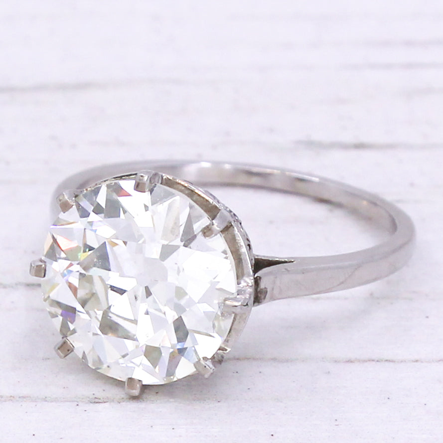 large old European cut diamond