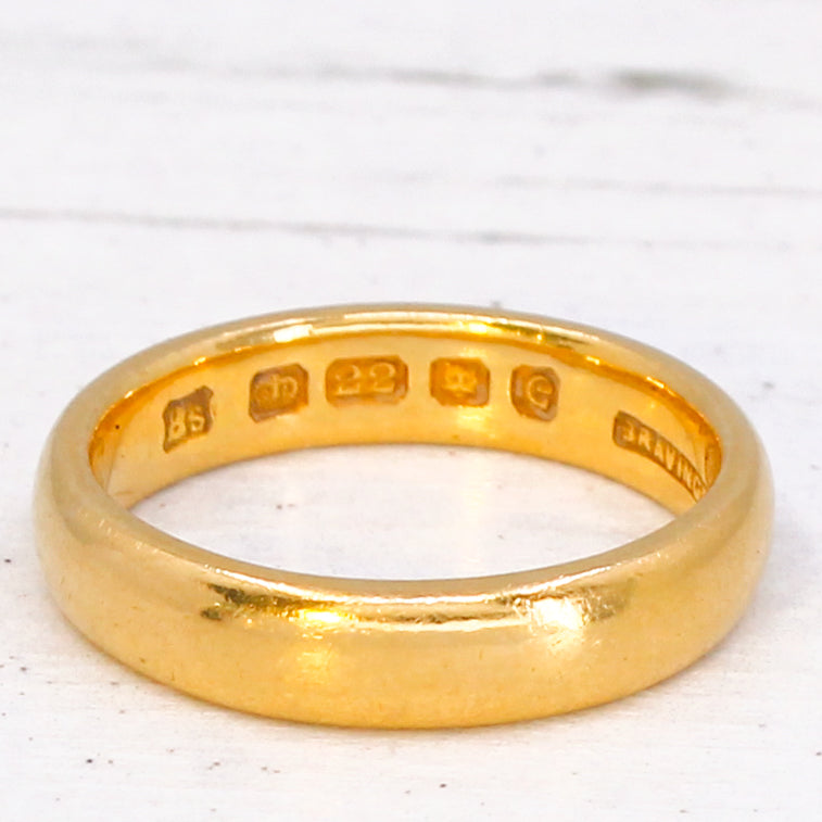 vintage 22k gold band