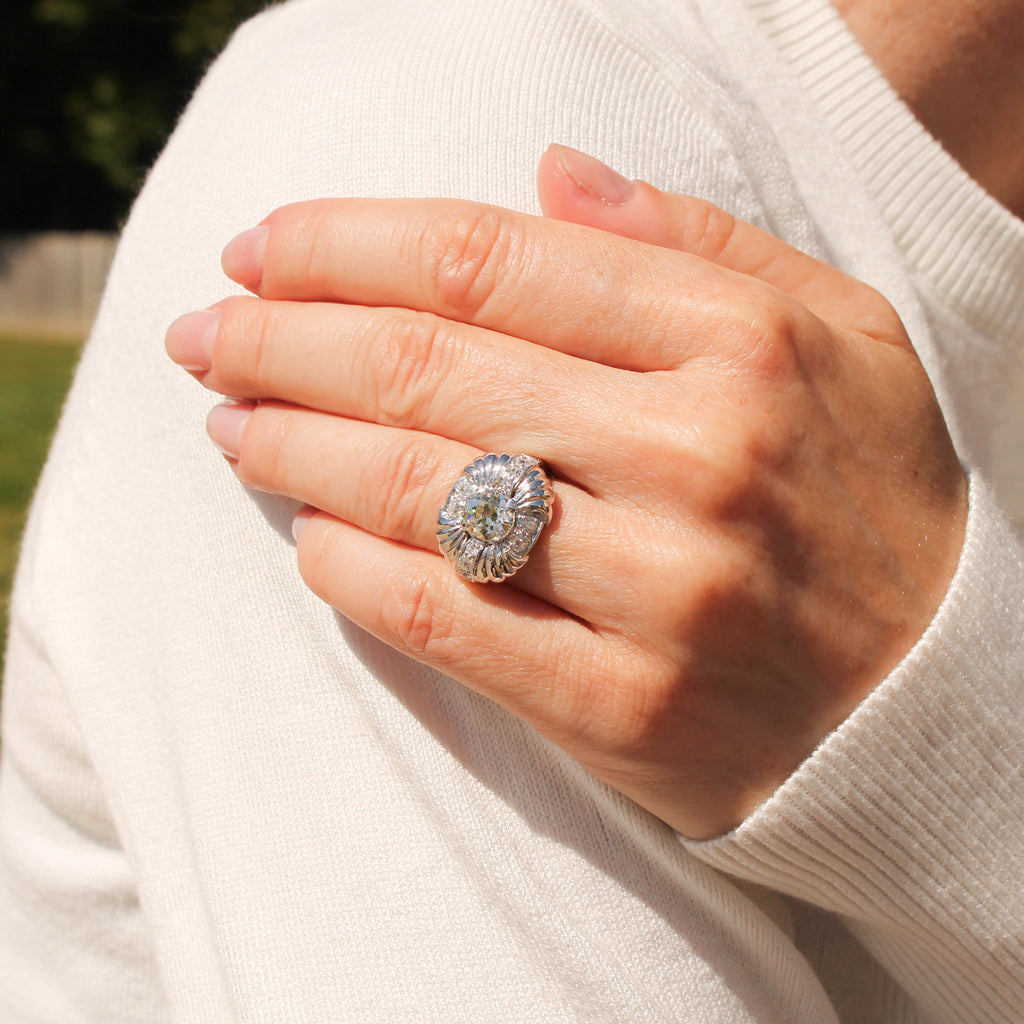 Late Art Deco dress ring