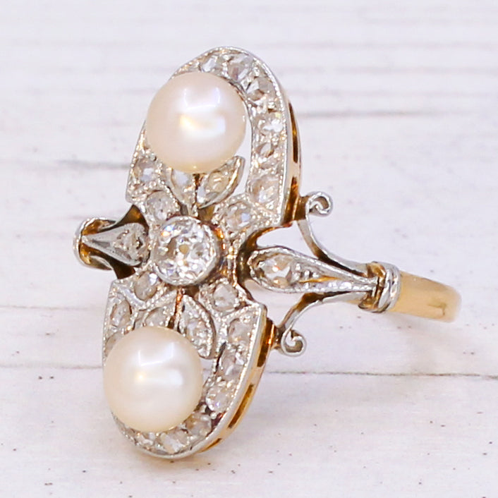 antique pearl ring