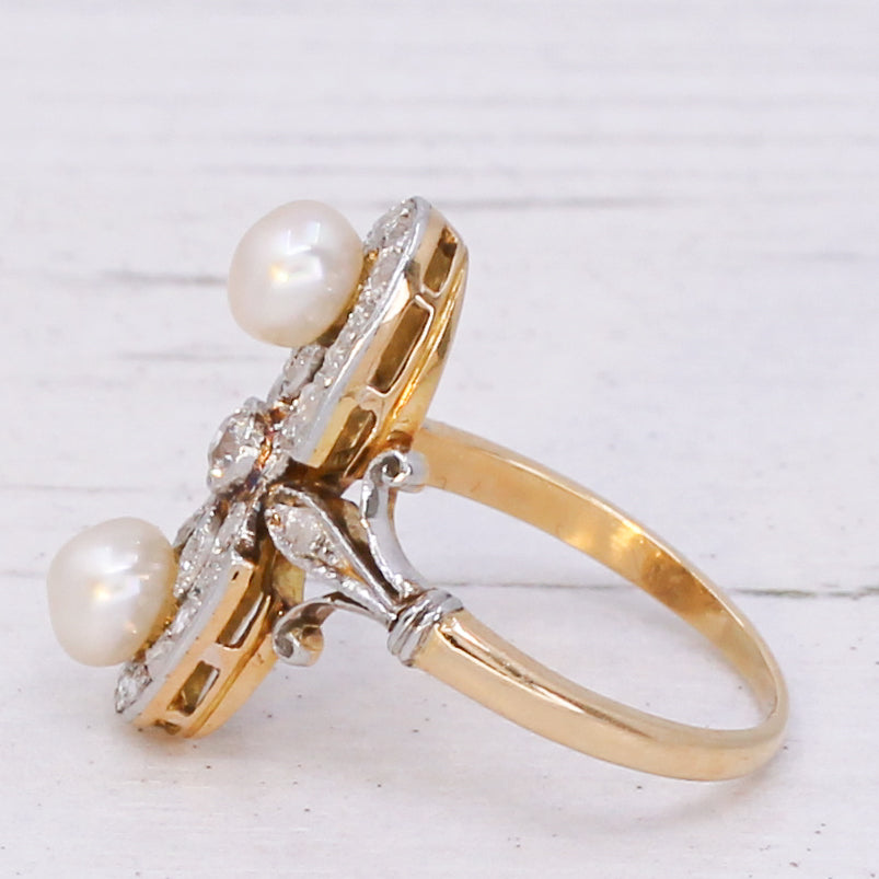 antique pearl ring